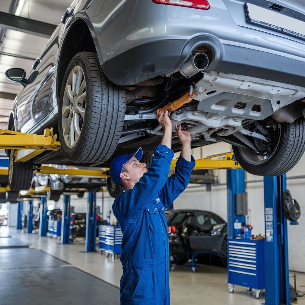 Car inspection cost in service center.