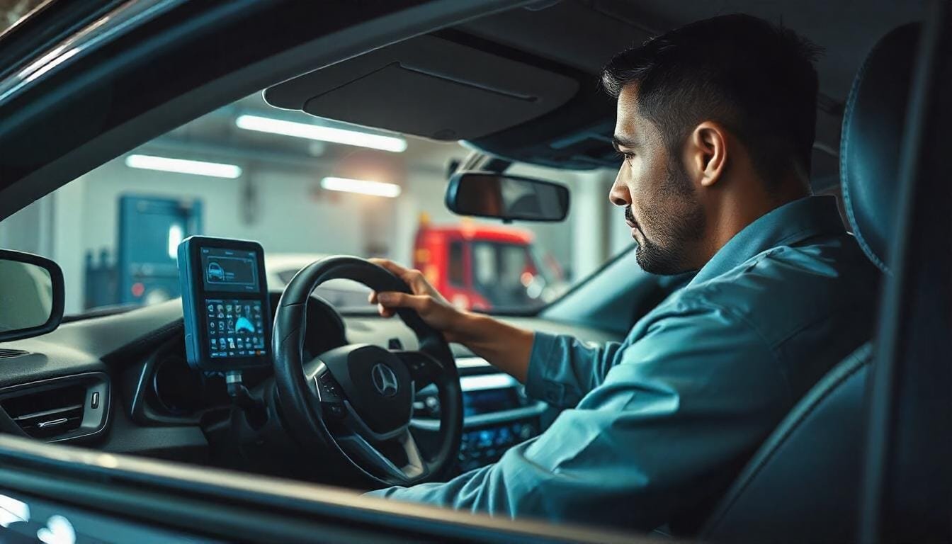 Airbag Diagnostics car passing