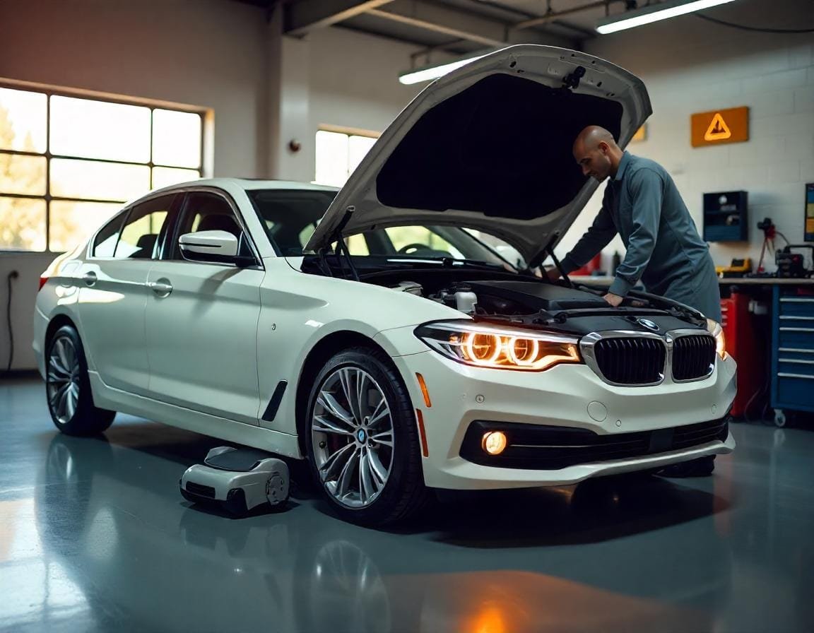 BMW inspection Dubai workshop assessment