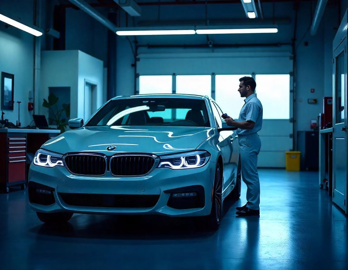 BMW engine and cooling system inspection